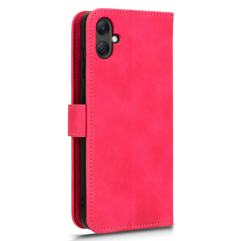 For Samsung Galaxy A05 4G Case Anti-drop Leather Phone Cover Wallet with Stand Function