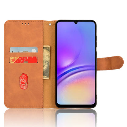 For Samsung Galaxy A05 4G Case Anti-drop Leather Phone Cover Wallet with Stand Function