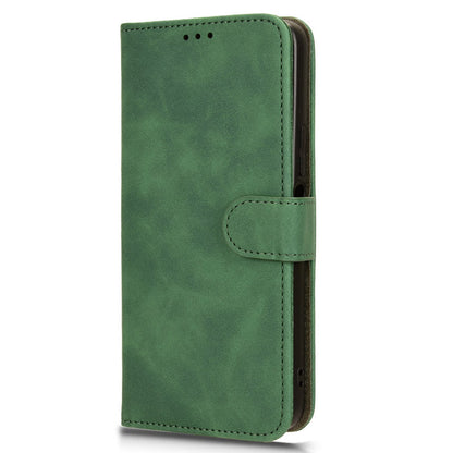 For Honor X6a 4G Case Skin-touch Leather Phone Cover with Wallet Stand