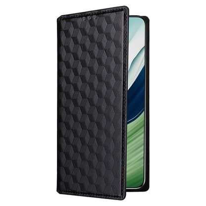 For Huawei Mate 60 Pro / Pro+ Cover Rhombus Imprinted Wallet PU Leather Phone Case