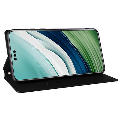 For Huawei Mate 60 Case Rhombus Imprinted PU Leather Wallet Phone Stand Cover