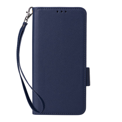 For Huawei Mate 60 Pro / Mate 60 Pro+ Case Leather Wallet Litchi Texture Phone Cover with Strap