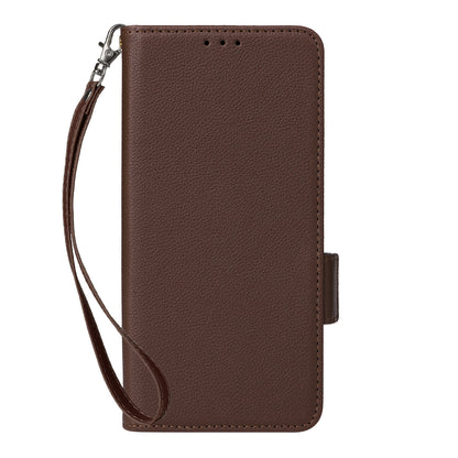 For Huawei Mate 60 Pro / Mate 60 Pro+ Case Leather Wallet Litchi Texture Phone Cover with Strap