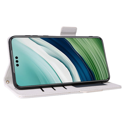 For Huawei Mate 60 Pro / Mate 60 Pro+ Case Leather Wallet Litchi Texture Phone Cover with Strap