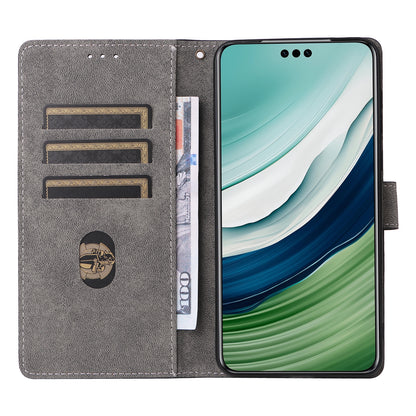 For Huawei Mate 60 Pro / Mate 60 Pro+ Case Leather RFID Blocking Wallet Phone Cover with Strap