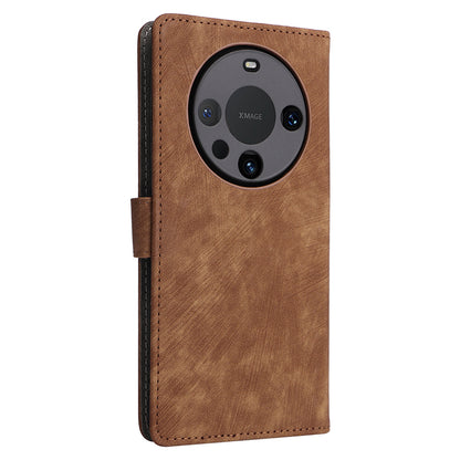 For Huawei Mate 60 Pro / Mate 60 Pro+ Case Leather RFID Blocking Wallet Phone Cover with Strap
