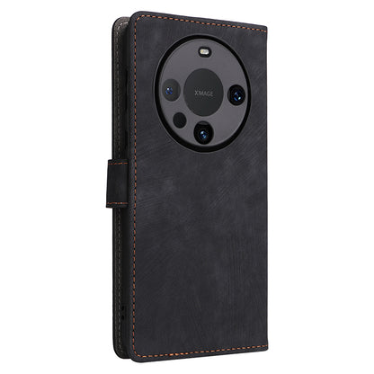 For Huawei Mate 60 Pro / Mate 60 Pro+ Case Leather RFID Blocking Wallet Phone Cover with Strap