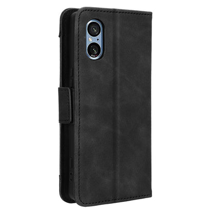 For Sony Xperia 5 V Case Multiple Card Slots Leather Wallet Stand Phone Cover