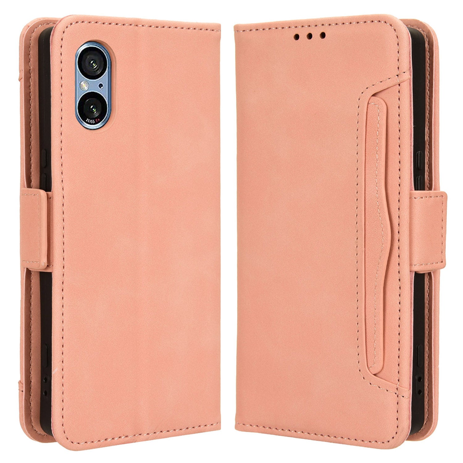 For Sony Xperia 5 V Case Multiple Card Slots Leather Wallet Stand Phone Cover