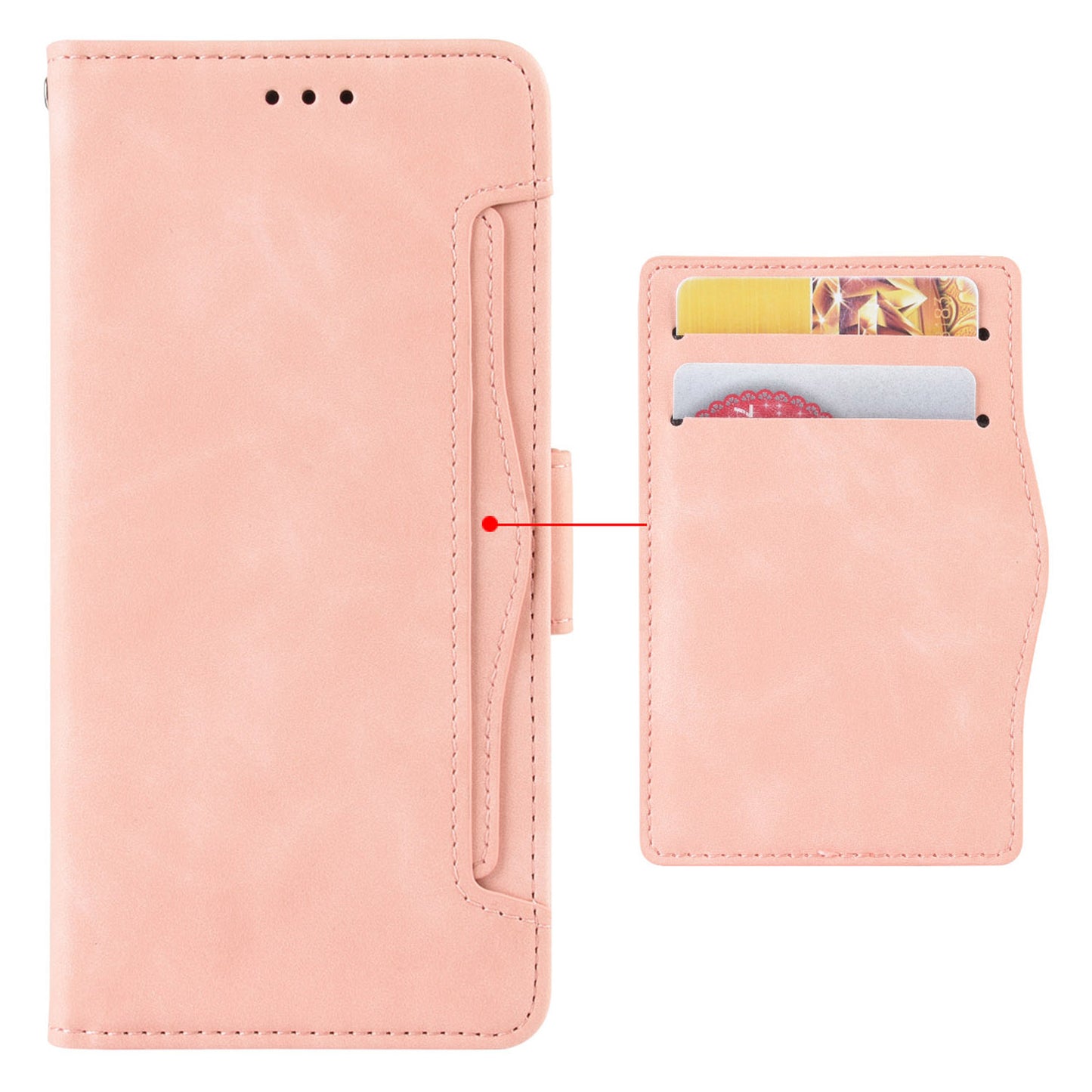 For Sony Xperia 5 V Case Multiple Card Slots Leather Wallet Stand Phone Cover