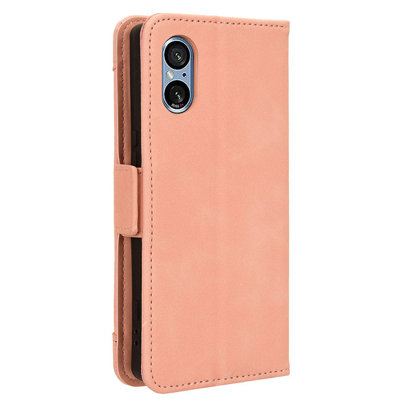 For Sony Xperia 5 V Case Multiple Card Slots Leather Wallet Stand Phone Cover