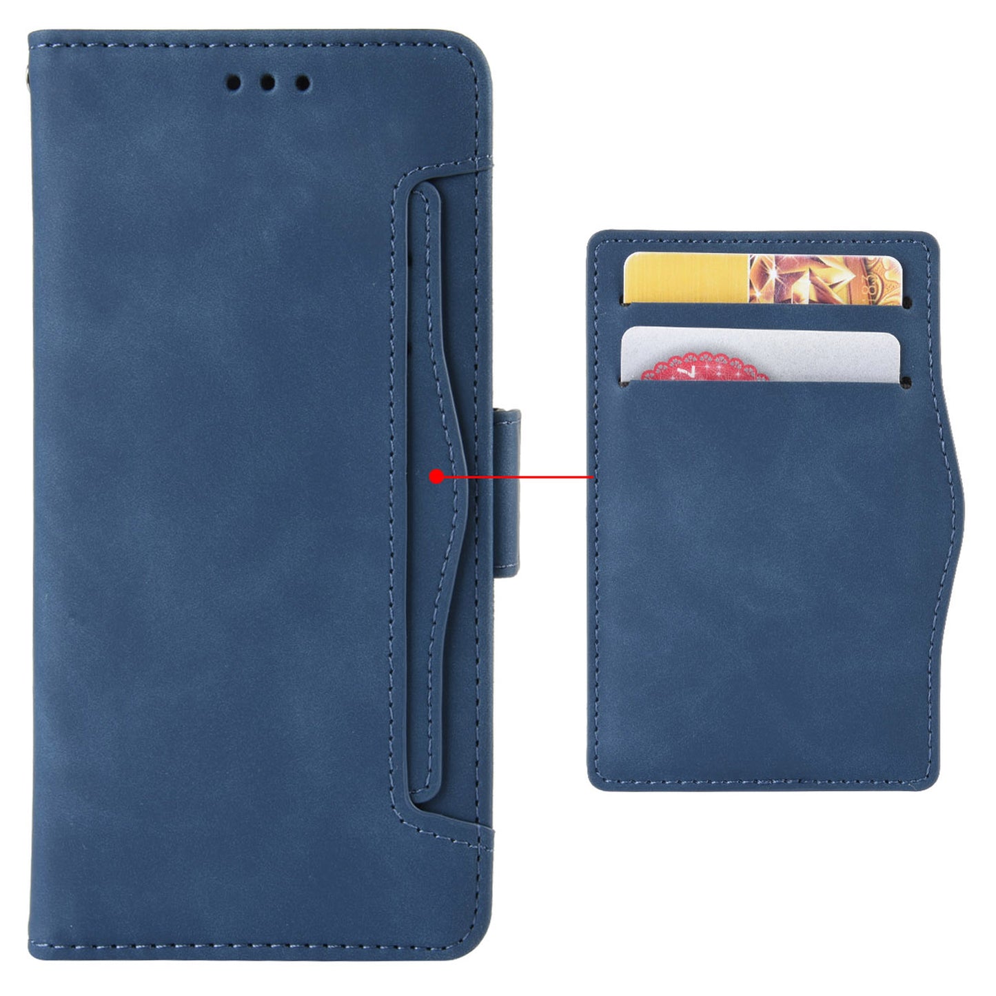 For Sony Xperia 5 V Case Multiple Card Slots Leather Wallet Stand Phone Cover