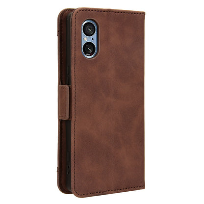 For Sony Xperia 5 V Case Multiple Card Slots Leather Wallet Stand Phone Cover
