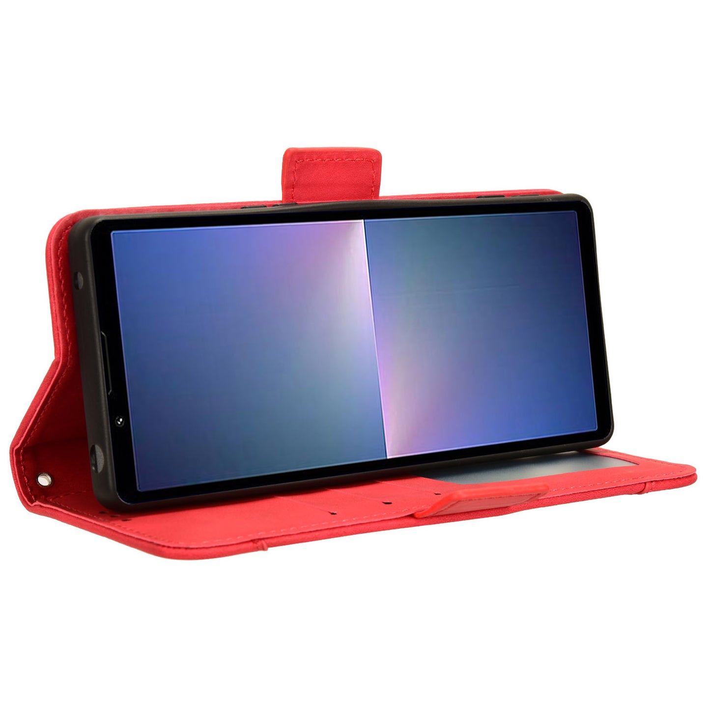 For Sony Xperia 5 V Case Multiple Card Slots Leather Wallet Stand Phone Cover