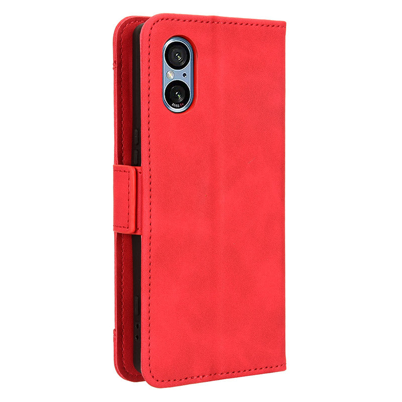 For Sony Xperia 5 V Case Multiple Card Slots Leather Wallet Stand Phone Cover