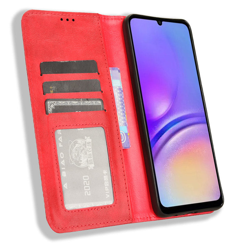For Samsung Galaxy A05 4G Case Shockproof PU Leather Wallet Stand Phone Cover