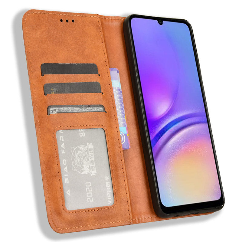 For Samsung Galaxy A05 4G Case Shockproof PU Leather Wallet Stand Phone Cover