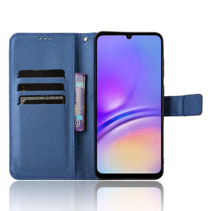 For Samsung Galaxy A05 4G Case Leather Stand Diamond Texture Protective Phone Cover