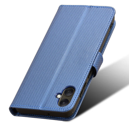 For Samsung Galaxy A05 4G Case Leather Stand Diamond Texture Protective Phone Cover