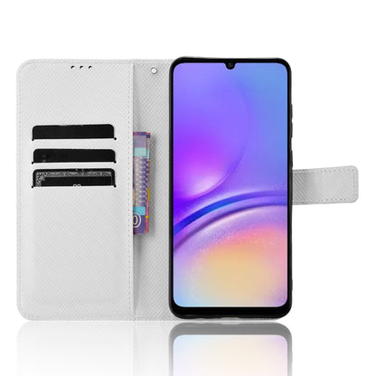 For Samsung Galaxy A05 4G Case Leather Stand Diamond Texture Protective Phone Cover