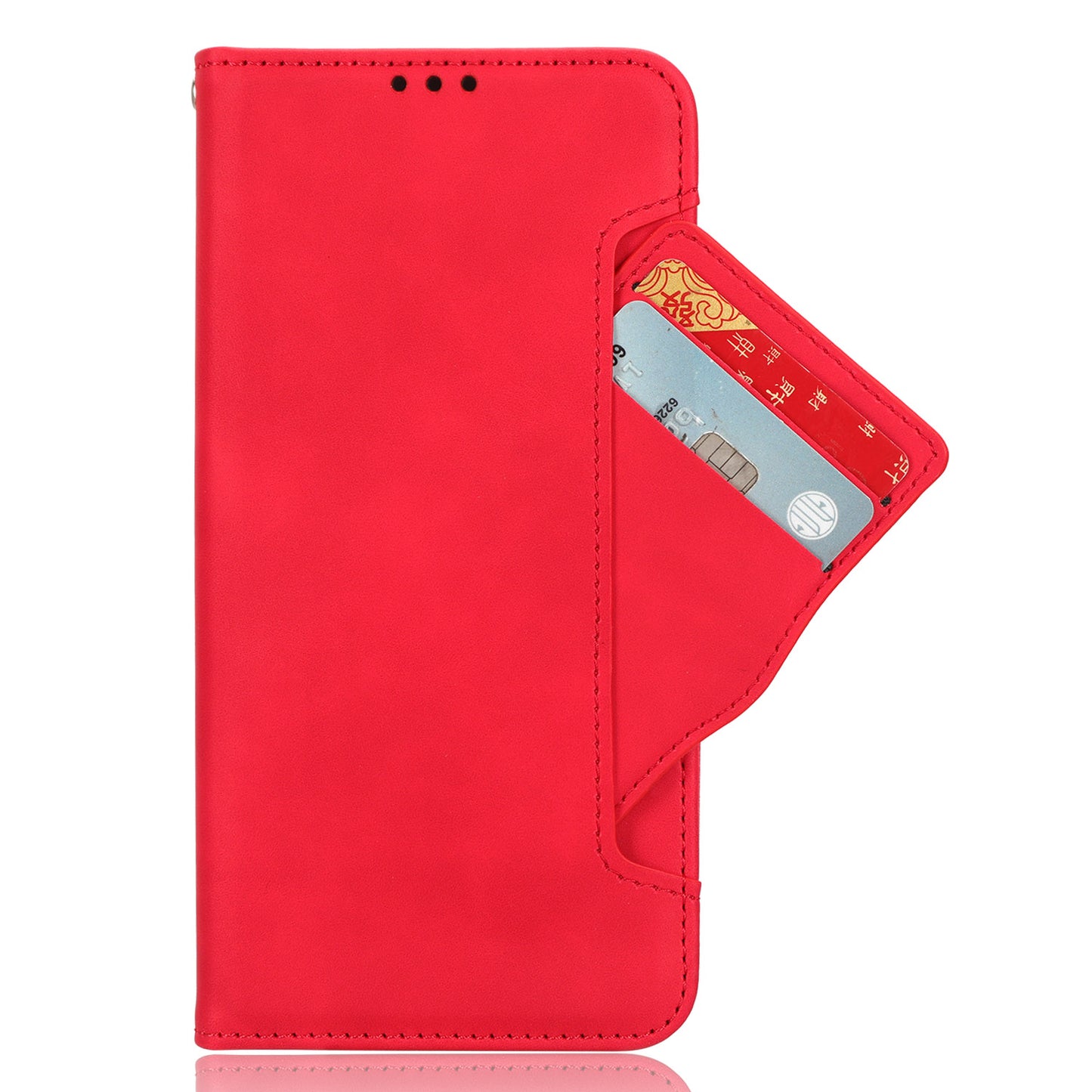 For Samsung Galaxy A05 4G Leather Case Flip Stand Phone Cover with Multiple Card Slots