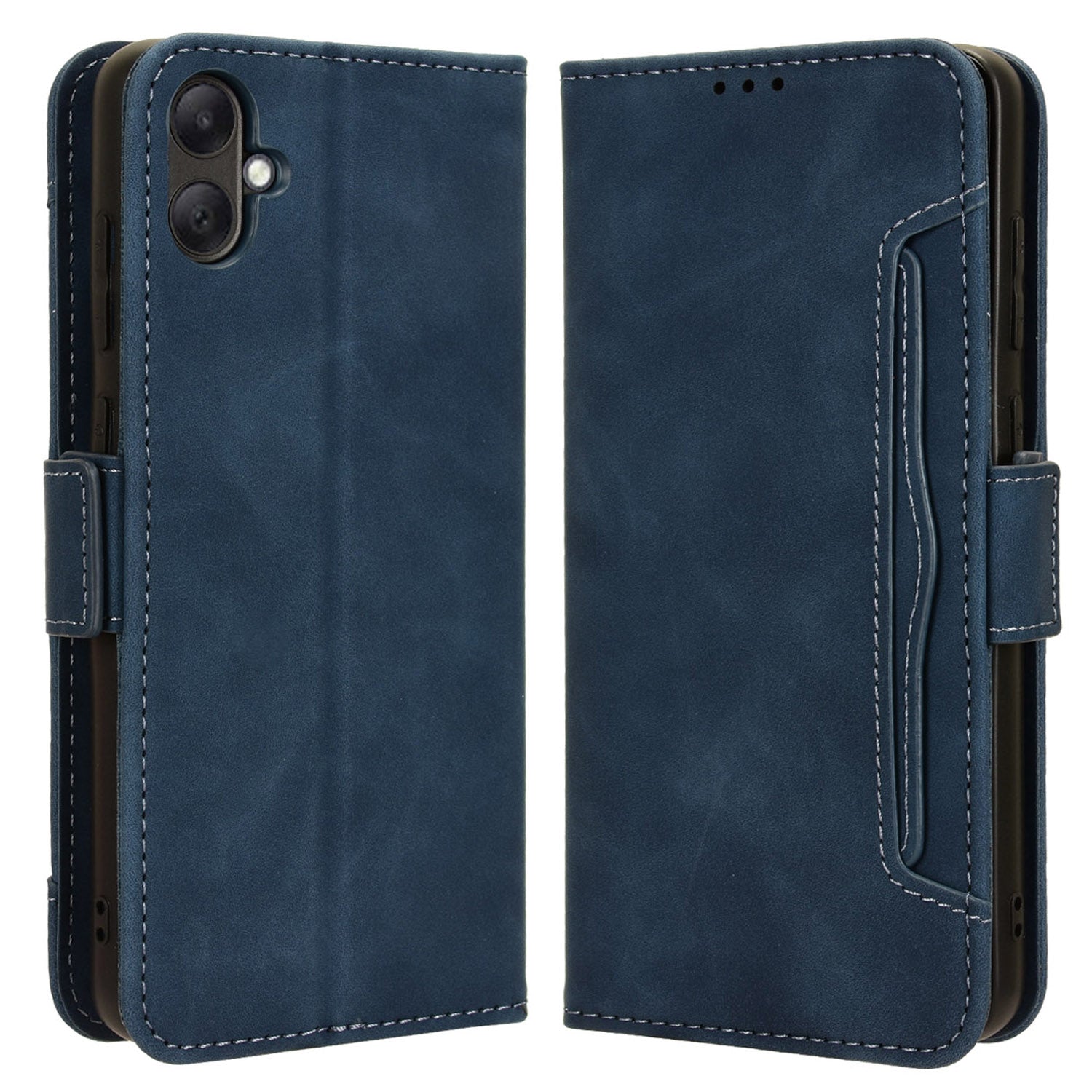 For Samsung Galaxy A05 4G Leather Case Flip Stand Phone Cover with Multiple Card Slots