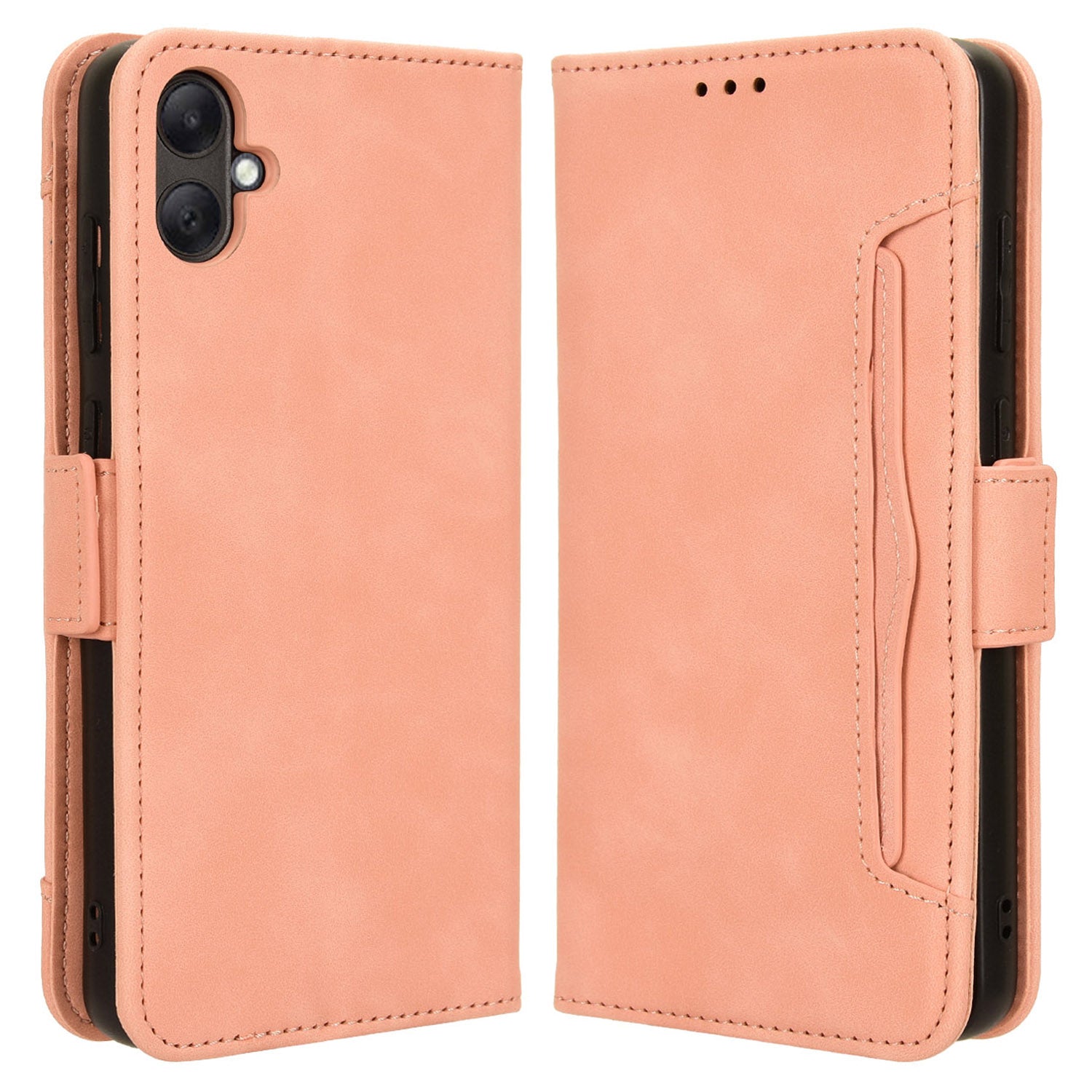 For Samsung Galaxy A05 4G Leather Case Flip Stand Phone Cover with Multiple Card Slots