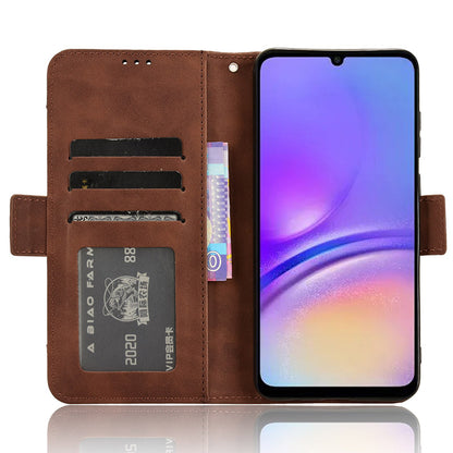 For Samsung Galaxy A05 4G Leather Case Flip Stand Phone Cover with Multiple Card Slots