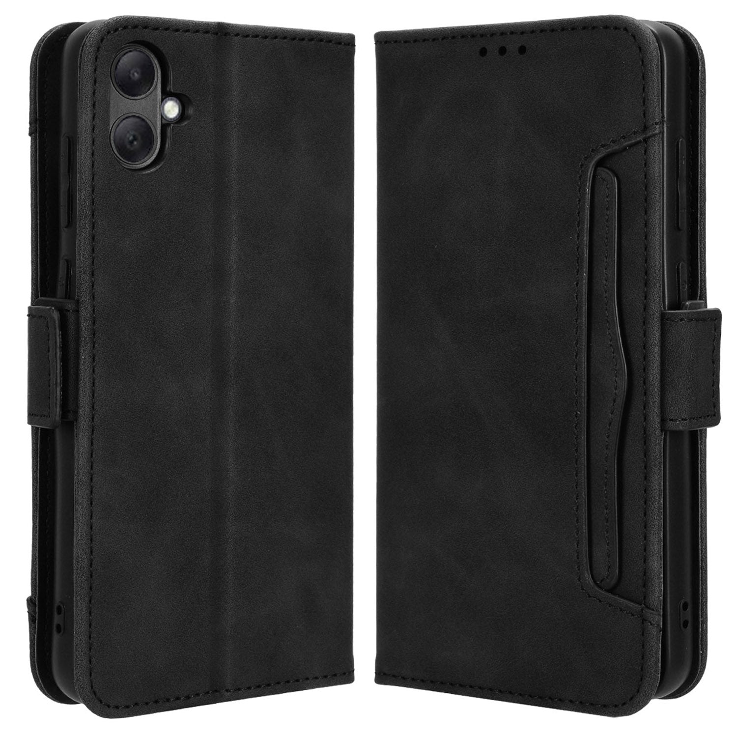 For Samsung Galaxy A05 4G Leather Case Flip Stand Phone Cover with Multiple Card Slots