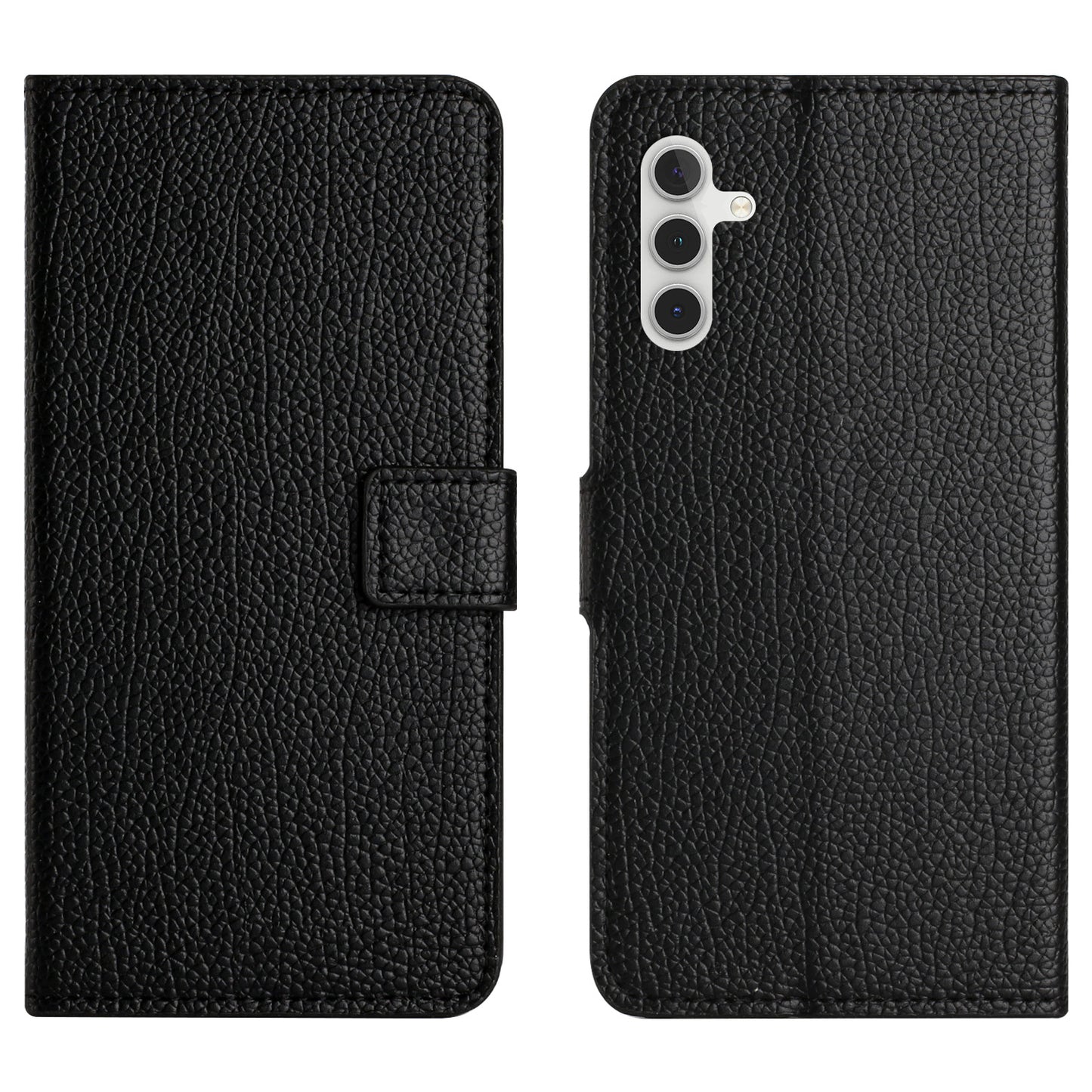 For Samsung Galaxy A05s 4G Cover Litchi Texture Leather Wallet Cell Phone Case