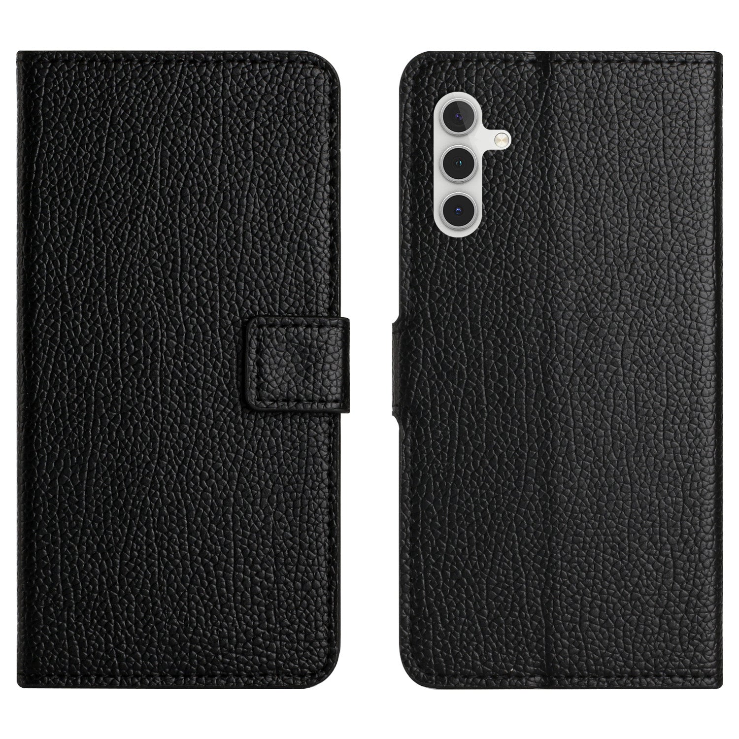 For Samsung Galaxy A05s 4G Cover Litchi Texture Leather Wallet Cell Phone Case