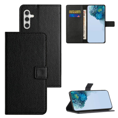 For Samsung Galaxy A05s 4G Cover Litchi Texture Leather Wallet Cell Phone Case
