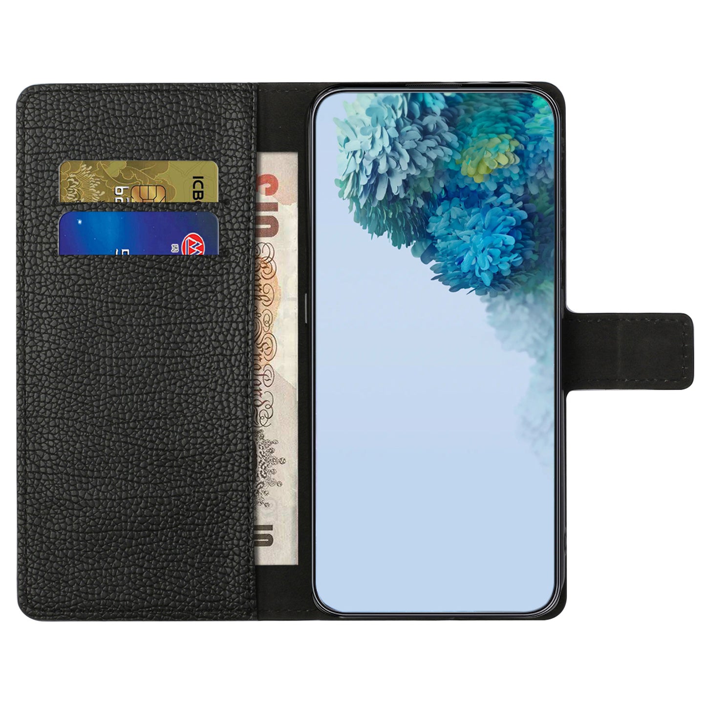 For Samsung Galaxy A05 4G Cover Litchi Texture Leather Smartphone Case with Wallet