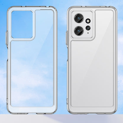 For Xiaomi Redmi Note 12 4G Clear Case TPU+Acrylic Anti-drop Phone Cover (Big Rear Lens Hole)