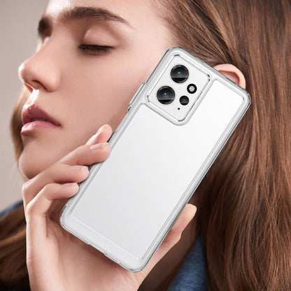 For Xiaomi Redmi Note 12 4G Clear Case TPU+Acrylic Anti-drop Phone Cover (Big Rear Lens Hole)