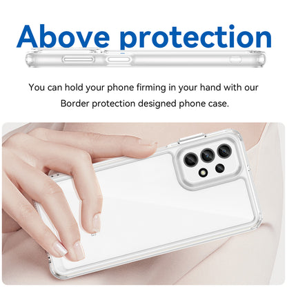 For Samsung Galaxy A23 4G / A23 5G (Global Version) Case Anti-scratch Clear Phone Cover (Big Rear Lens Hole)