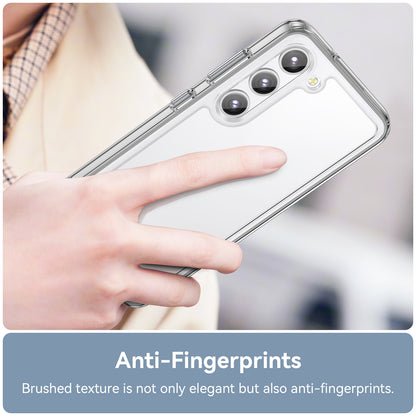 For Samsung Galaxy S23+ Case TPU+Acrylic Protective Phone Cover (Big Rear Lens Hole)