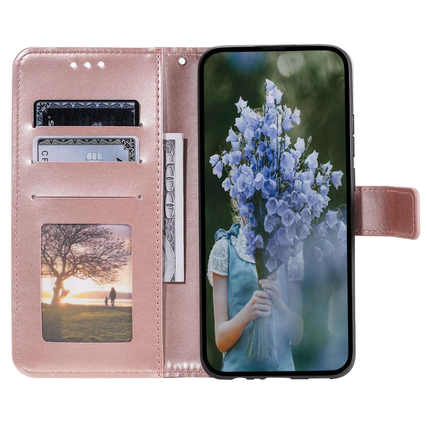 For Samsung Galaxy A05s 4G Case Leather Wallet Mandala Flower Imprint Phone Cover