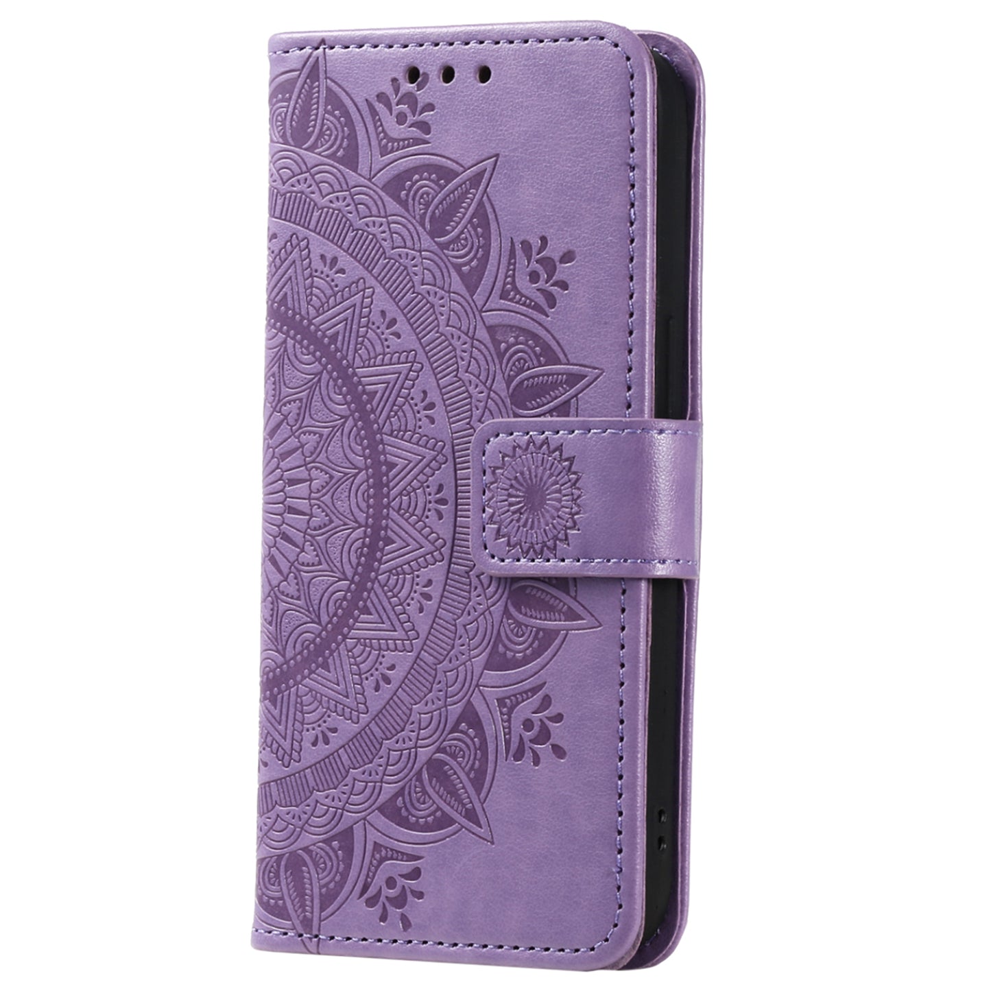 For Samsung Galaxy A05s 4G Case Leather Wallet Mandala Flower Imprint Phone Cover