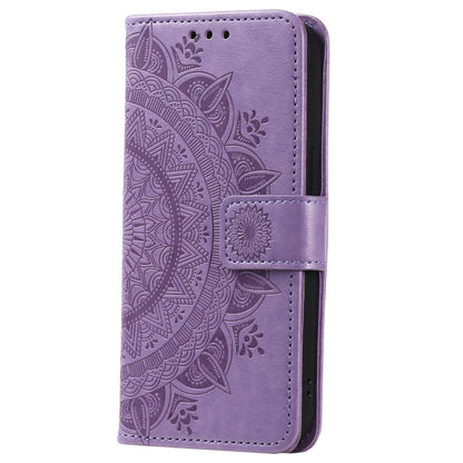 For Samsung Galaxy A05s 4G Case Leather Wallet Mandala Flower Imprint Phone Cover
