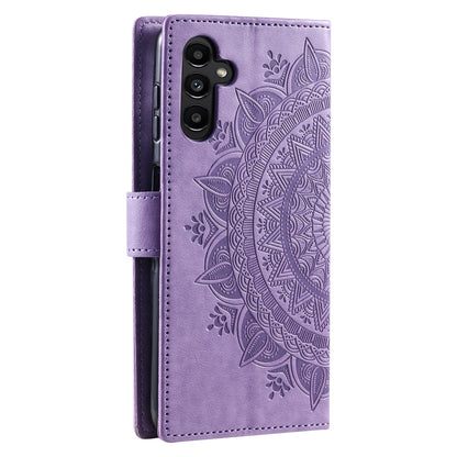 For Samsung Galaxy A05s 4G Case Leather Wallet Mandala Flower Imprint Phone Cover