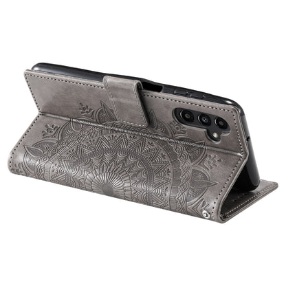For Samsung Galaxy A05s 4G Case Leather Wallet Mandala Flower Imprint Phone Cover