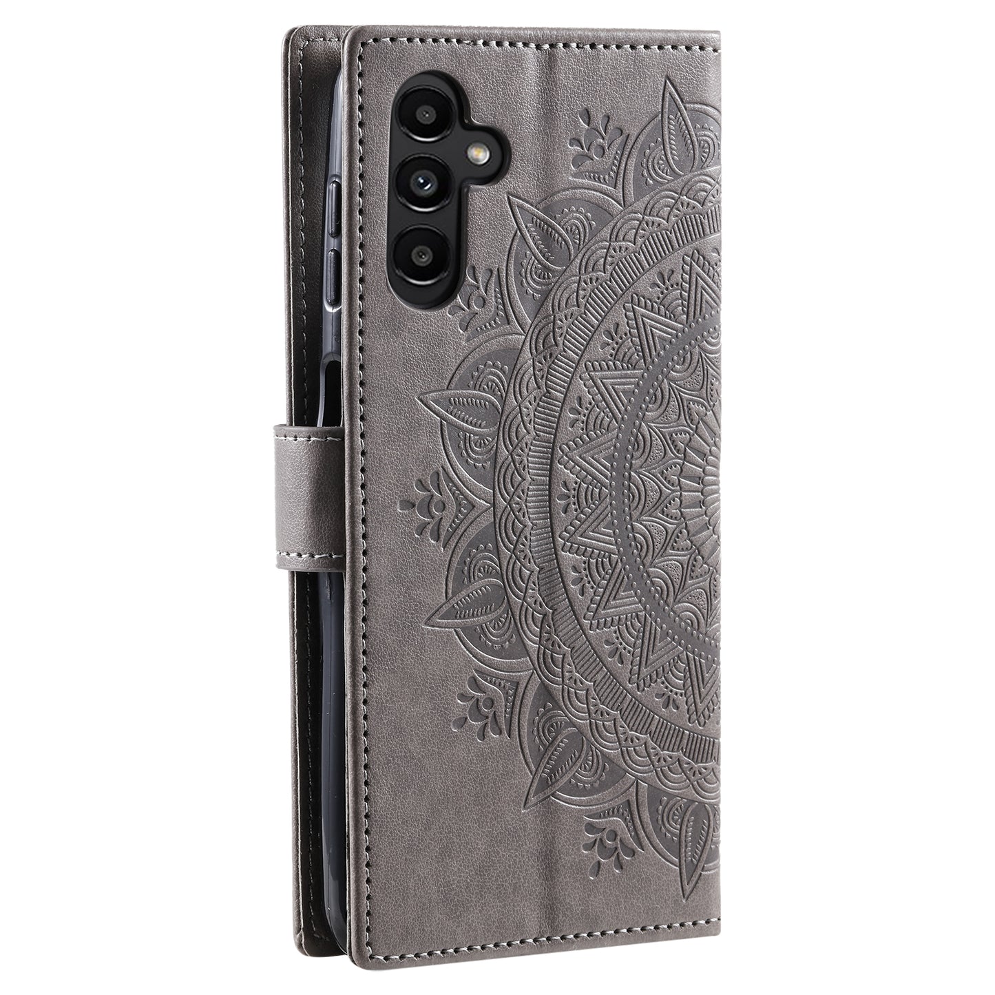 For Samsung Galaxy A05s 4G Case Leather Wallet Mandala Flower Imprint Phone Cover