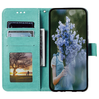 For Samsung Galaxy A05s 4G Case Leather Wallet Mandala Flower Imprint Phone Cover