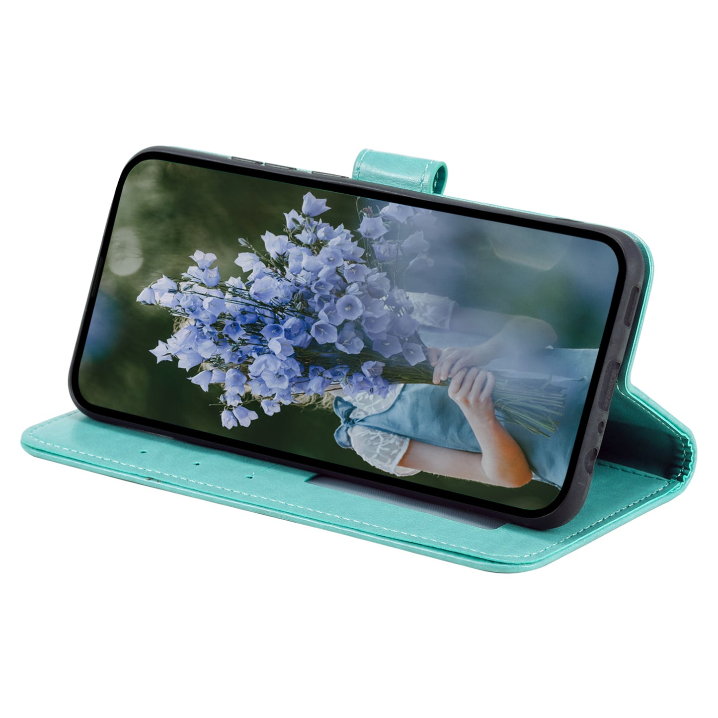 For Samsung Galaxy A05s 4G Case Leather Wallet Mandala Flower Imprint Phone Cover