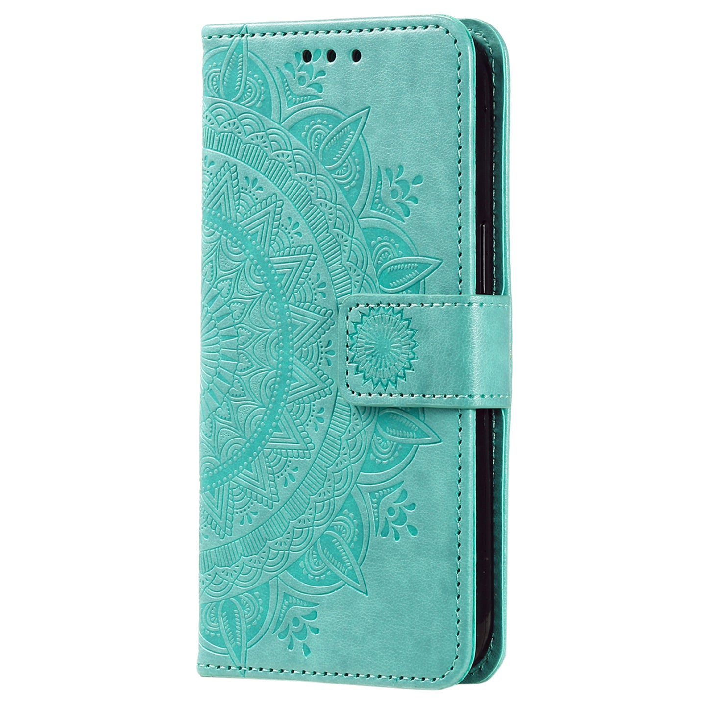 For Samsung Galaxy A05s 4G Case Leather Wallet Mandala Flower Imprint Phone Cover