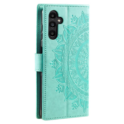 For Samsung Galaxy A05s 4G Case Leather Wallet Mandala Flower Imprint Phone Cover