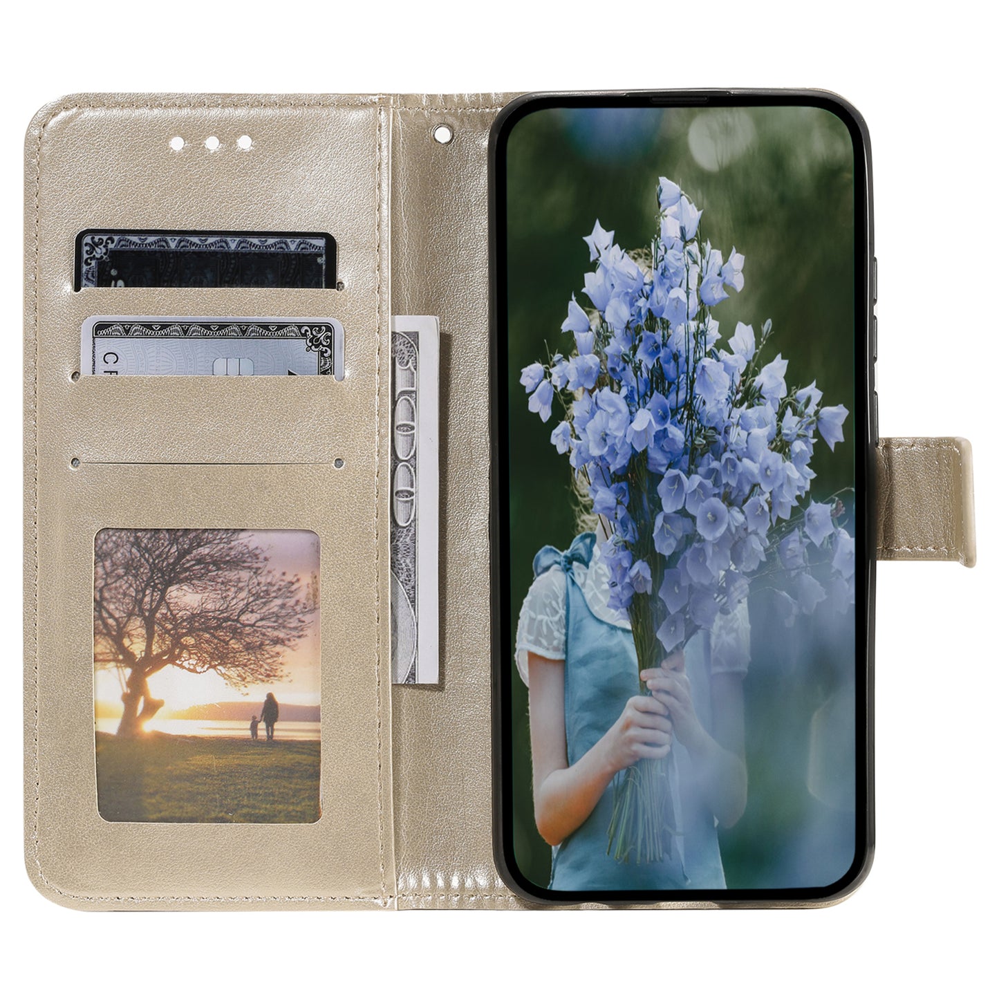 For Samsung Galaxy A05s 4G Case Leather Wallet Mandala Flower Imprint Phone Cover