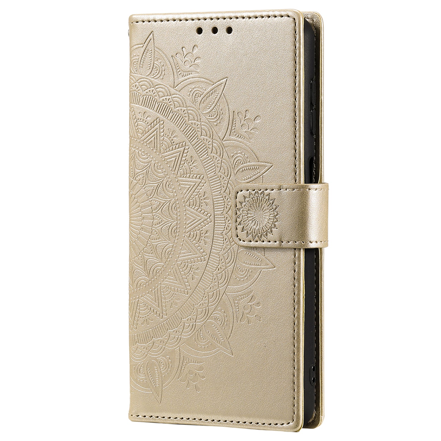 For Samsung Galaxy A05s 4G Case Leather Wallet Mandala Flower Imprint Phone Cover