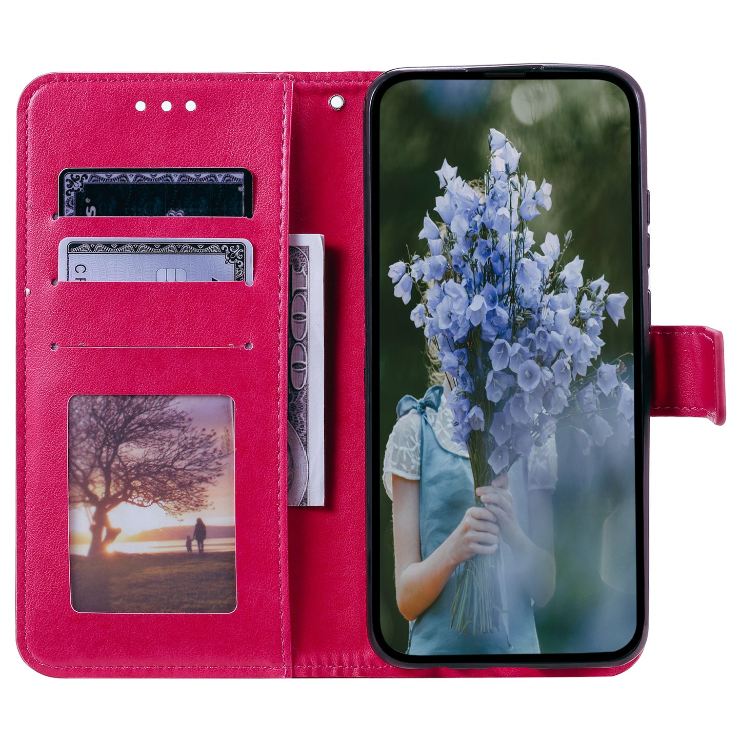 For Samsung Galaxy A05s 4G Case Leather Wallet Mandala Flower Imprint Phone Cover